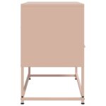 vidaXL TV skrinka ružová 68x39x60,5 cm oceľ – Obrázok 7