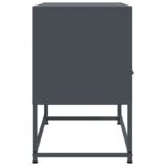 vidaXL TV skrinka antracitová 68x39x60,5 cm oceľ – Obrázok 7