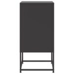 vidaXL Nočné stolíky 2 ks čierne 36x39x78 cm oceľ – Obrázok 7