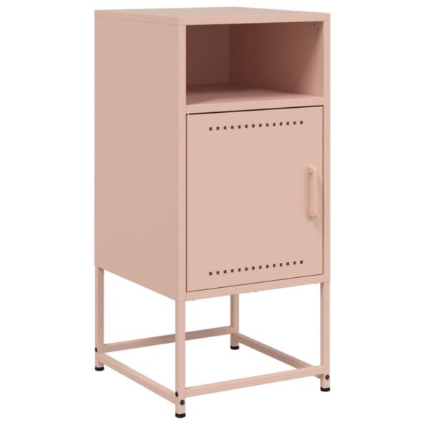 vidaXL Nočné stolíky 2 ks ružové 36x39x78 cm oceľ – Obrázok 5