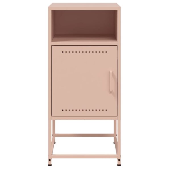 vidaXL Nočné stolíky 2 ks ružové 36x39x78 cm oceľ – Obrázok 6