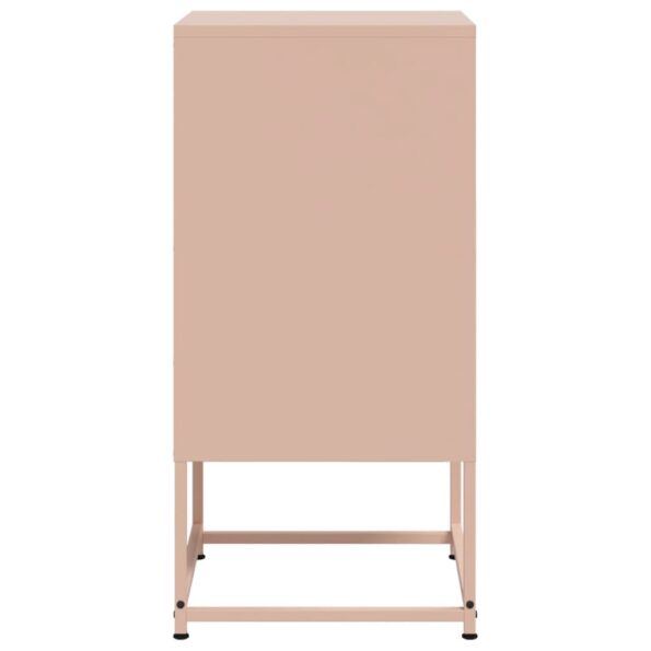 vidaXL Nočné stolíky 2 ks ružové 36x39x78 cm oceľ – Obrázok 7