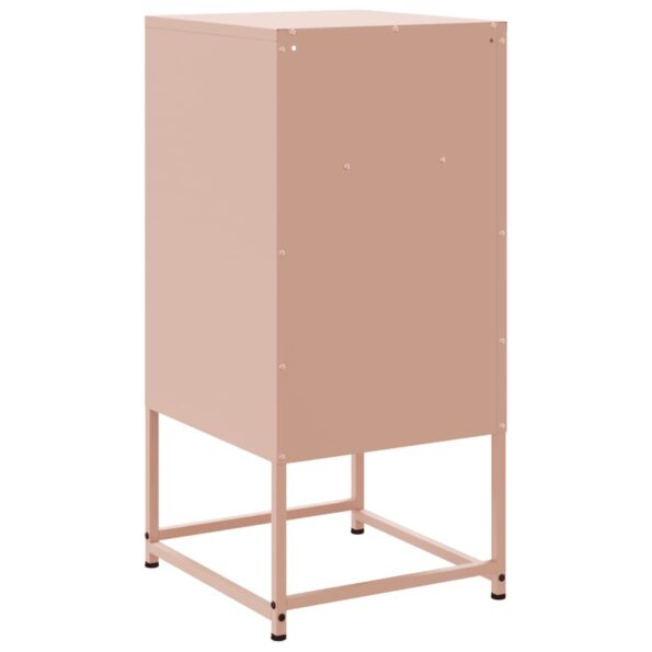 vidaXL Nočné stolíky 2 ks ružové 36x39x78 cm oceľ – Obrázok 8