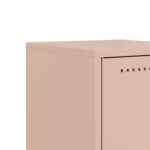 vidaXL Nočné stolíky 2 ks ružové 36x39x78 cm oceľ – Obrázok 11