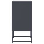 vidaXL Nočné stolíky 2 ks antracitové 36x39x78 cm oceľ – Obrázok 7