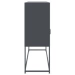 vidaXL Komoda antracitová 100,5x39x107 cm oceľ valcovaná za studena – Obrázok 7