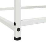 vidaXL Komoda biela 100,5x39x107 cm oceľ – Obrázok 11
