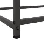 vidaXL Komoda čierna 100,5x39x107 cm oceľ – Obrázok 11