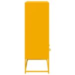 vidaXL Vysoká skrinka horčicovožltá 68,5x39x111,5 cm oceľ – Obrázok 5