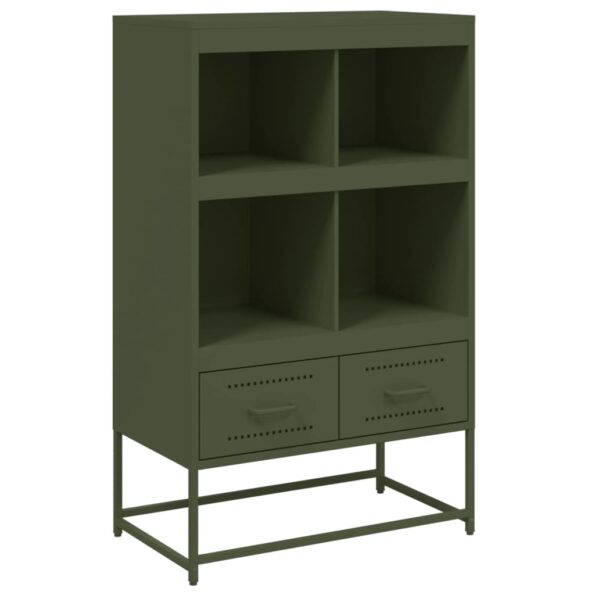 VXL8721102634895_a_en_hd_1.jpg vidaXL Vysoká skrinka olivovozelená 68,5x39x111,5 cm oceľ – Obrázok 2