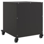 vidaXL Nočné stolíky 2 ks čierne 36x39x43,5 cm oceľ – Obrázok 8