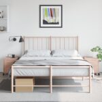vidaXL Nočné stolíky 2 ks ružové 36x39x43,5 cm oceľ – Obrázok 3