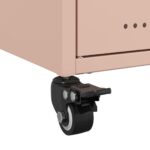 vidaXL TV skrinka ružová 100,5x39x43,5 cm oceľ valcovaná za studena – Obrázok 12