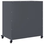 vidaXL Komoda antracitová 68,5x39x72 cm oceľ valcovaná za studena – Obrázok 8