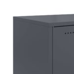 vidaXL Komoda antracitová 68,5x39x72 cm oceľ valcovaná za studena – Obrázok 10