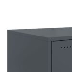 vidaXL Konferenčný stolík antracitová 68x50x43,5 cm oceľ – Obrázok 11