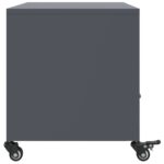 vidaXL TV skrinka antracitová 68x39x43,5 cm oceľ valcovaná za studena – Obrázok 7