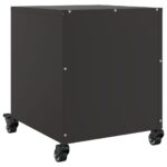 vidaXL Nočné stolíky 2 ks čierne 36x39x43,5 cm oceľ – Obrázok 8