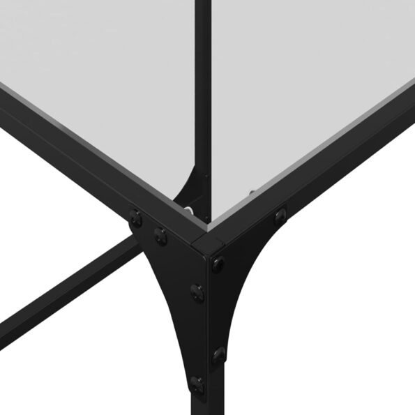 vidaXL Zasúvacie konferenčné stolíky 2 ks s priehľadným sklom oceľ – Obrázok 7