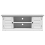 vidaXL TV skrinka biela 110x30x41 cm kompozitné drevo – Obrázok 5