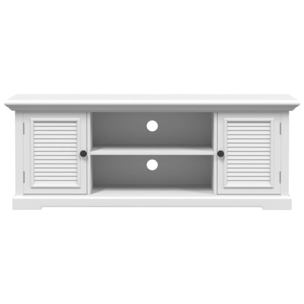 vidaXL TV skrinka biela 110x30x41 cm kompozitné drevo – Obrázok 5