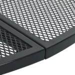 vidaXL Stôl na terasu okrúhly antracitový Ø80x72,5 cm práškovaná oceľ – Obrázok 5