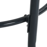 vidaXL Stôl na terasu okrúhly antracitový Ø80x72,5 cm práškovaná oceľ – Obrázok 6