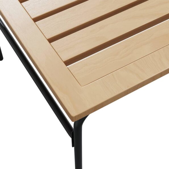 vidaXL Záhradné konferenčné zasúvacie stolíky 2 ks hnedé a čierne oceľ – Obrázok 9