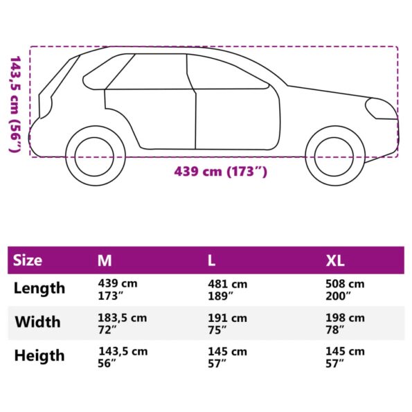 VXL8721102646881_g_en_hd_9.jpg VidaXL Plachta na auto pre SUV plná sivá M netkaná textília – Obrázok 11