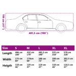 vidaXL Plachta na auto na ochranu pred krupobitím L sivá a strieborná – Obrázok 11