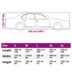 vidaXL Plachta na auto na ochranu pred krupobitím XL sivá a strieborná – Obrázok 11