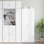 vidaXL Nástenná skrinka biela 30x42,5x40 cm kompozitné drevo – Obrázok 3