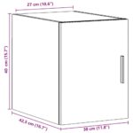 vidaXL Nástenná skrinka biela 30x42,5x40 cm kompozitné drevo – Obrázok 12