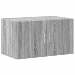 vidaXL Nástenná skrinka, sivá sonoma 70x42,5x40 cm kompozitné drevo – Obrázok 2