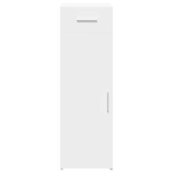vidaXL Komoda biela 30x42,5x93 cm kompozitné drevo – Obrázok 4