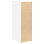 vidaXL Komoda biela 30x42,5x93 cm kompozitné drevo – Obrázok 6