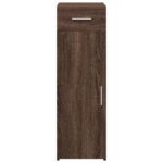 vidaXL Komoda hnedý dub 30x42,5x93 cm kompozitné drevo – Obrázok 4