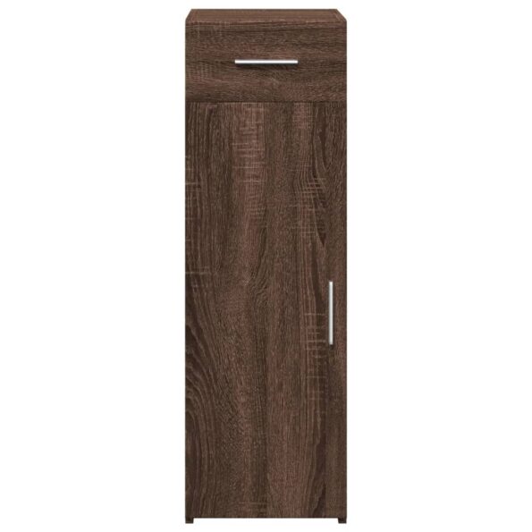 vidaXL Komoda hnedý dub 30x42,5x93 cm kompozitné drevo – Obrázok 4