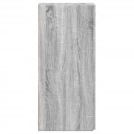 vidaXL Komoda sivá sonoma 40x42,5x93 cm kompozitné drevo – Obrázok 5