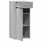 vidaXL Komoda sivá sonoma 40x42,5x93 cm kompozitné drevo – Obrázok 8