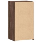 vidaXL Komoda hnedý dub 50x42,5x93 cm kompozitné drevo – Obrázok 6