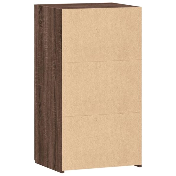 vidaXL Komoda hnedý dub 50x42,5x93 cm kompozitné drevo – Obrázok 6
