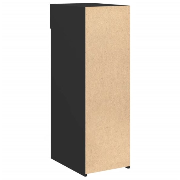 vidaXL Komoda čierna 30x42,5x93 cm kompozitné drevo – Obrázok 6