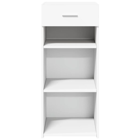 vidaXL Komoda biela 40x42,5x93 cm kompozitné drevo – Obrázok 4