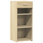 vidaXL Komoda dub sonoma 40x42,5x93 cm kompozitné drevo – Obrázok 2