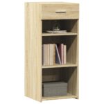 vidaXL Komoda dub sonoma 40x42,5x93 cm kompozitné drevo – Obrázok 3