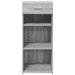 vidaXL Komoda sivá sonoma 40x42,5x93 cm kompozitné drevo – Obrázok 4