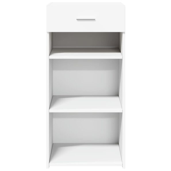 vidaXL Komoda biela 45x42,5x93 cm kompozitné drevo – Obrázok 4