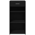 vidaXL Komoda čierna 45x42,5x93 cm kompozitné drevo – Obrázok 4