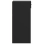 vidaXL Komoda čierna 45x42,5x93 cm kompozitné drevo – Obrázok 5